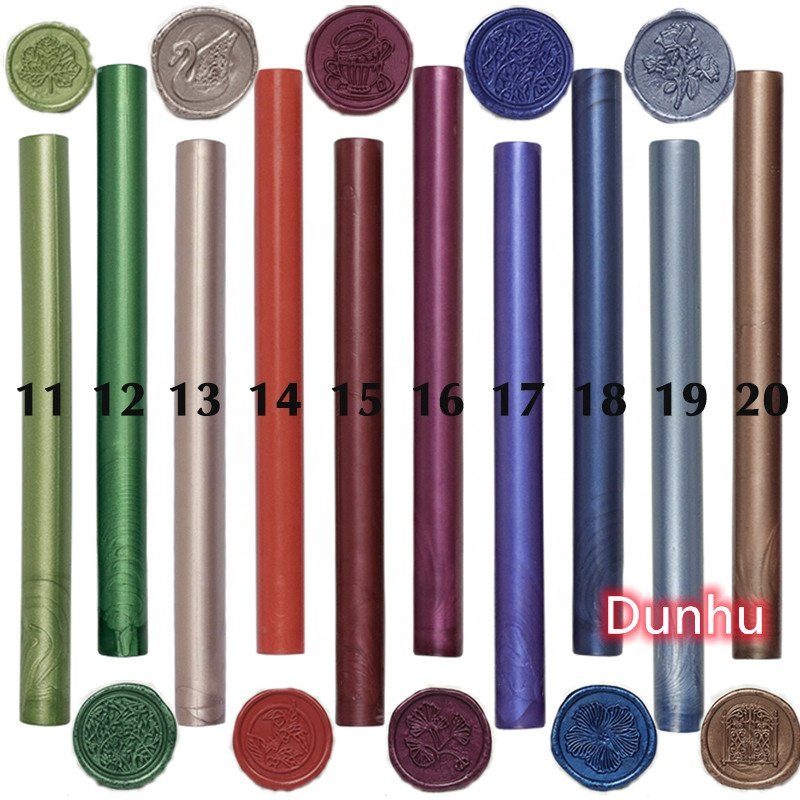 80 colors available Retro art Cylindrical Sealing wax stick wax sea