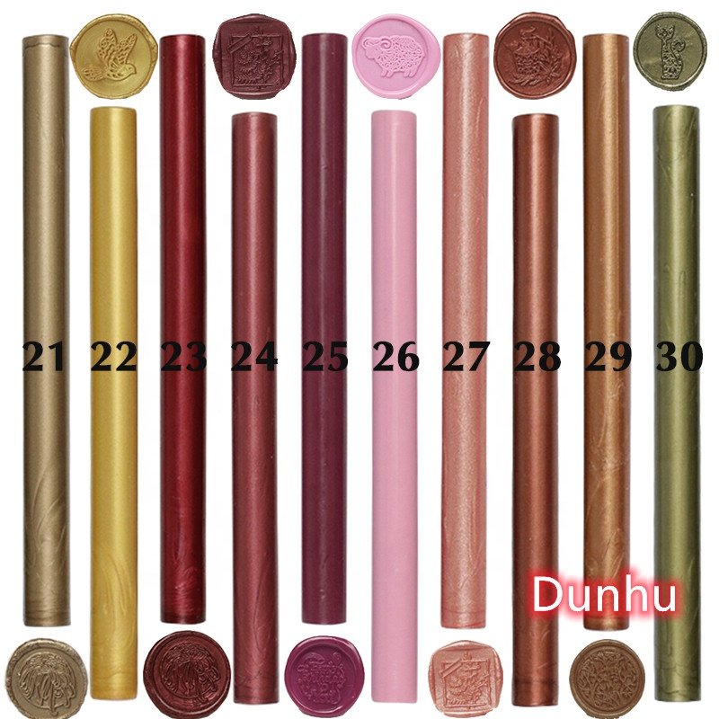 80 colors available Retro art Cylindrical Sealing wax stick wax sea