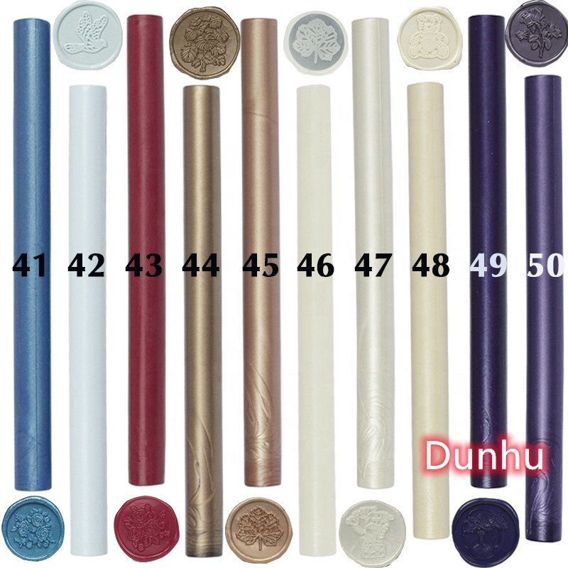 80 colors available Retro art Cylindrical Sealing wax stick wax sea