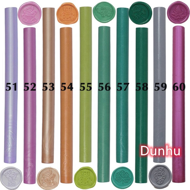 80 colors available Retro art Cylindrical Sealing wax stick wax sea
