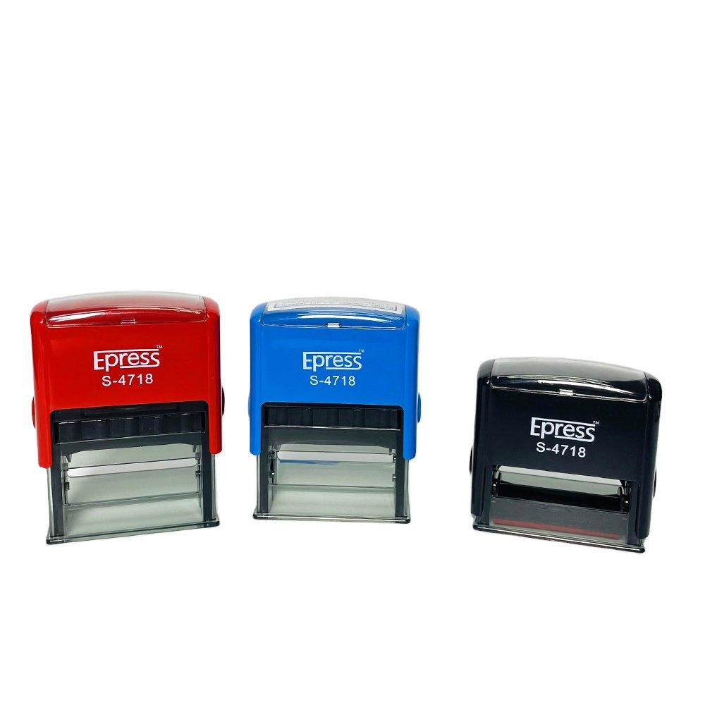 Self inking stamps 47x18 Rubber stamp printer with ink pad