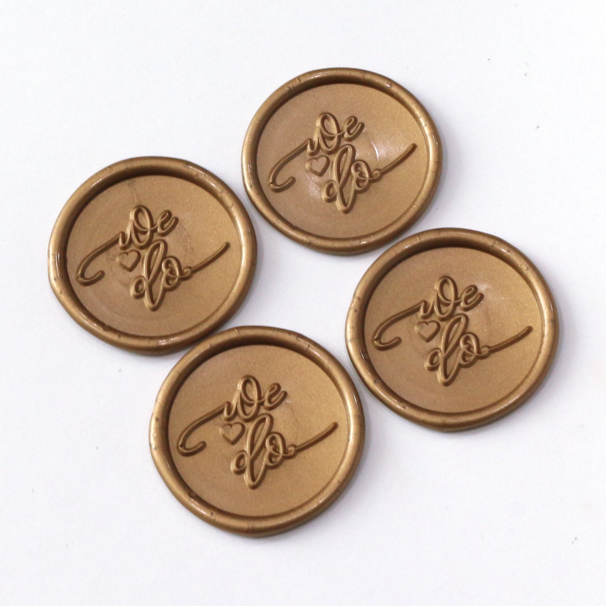 Custom Classic Gold Wax Sealing with Logo