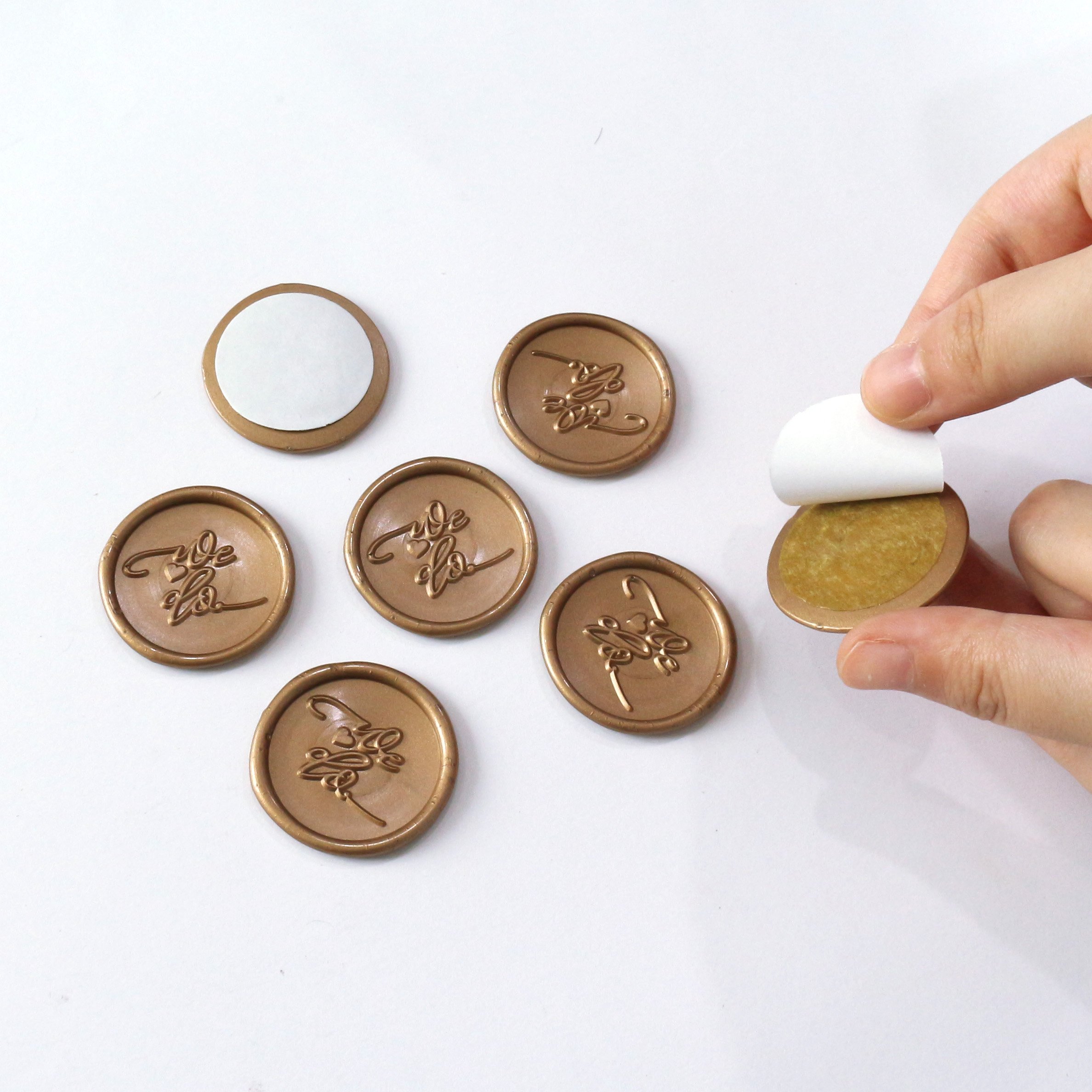 Custom Classic Gold Wax Sealing with Logo