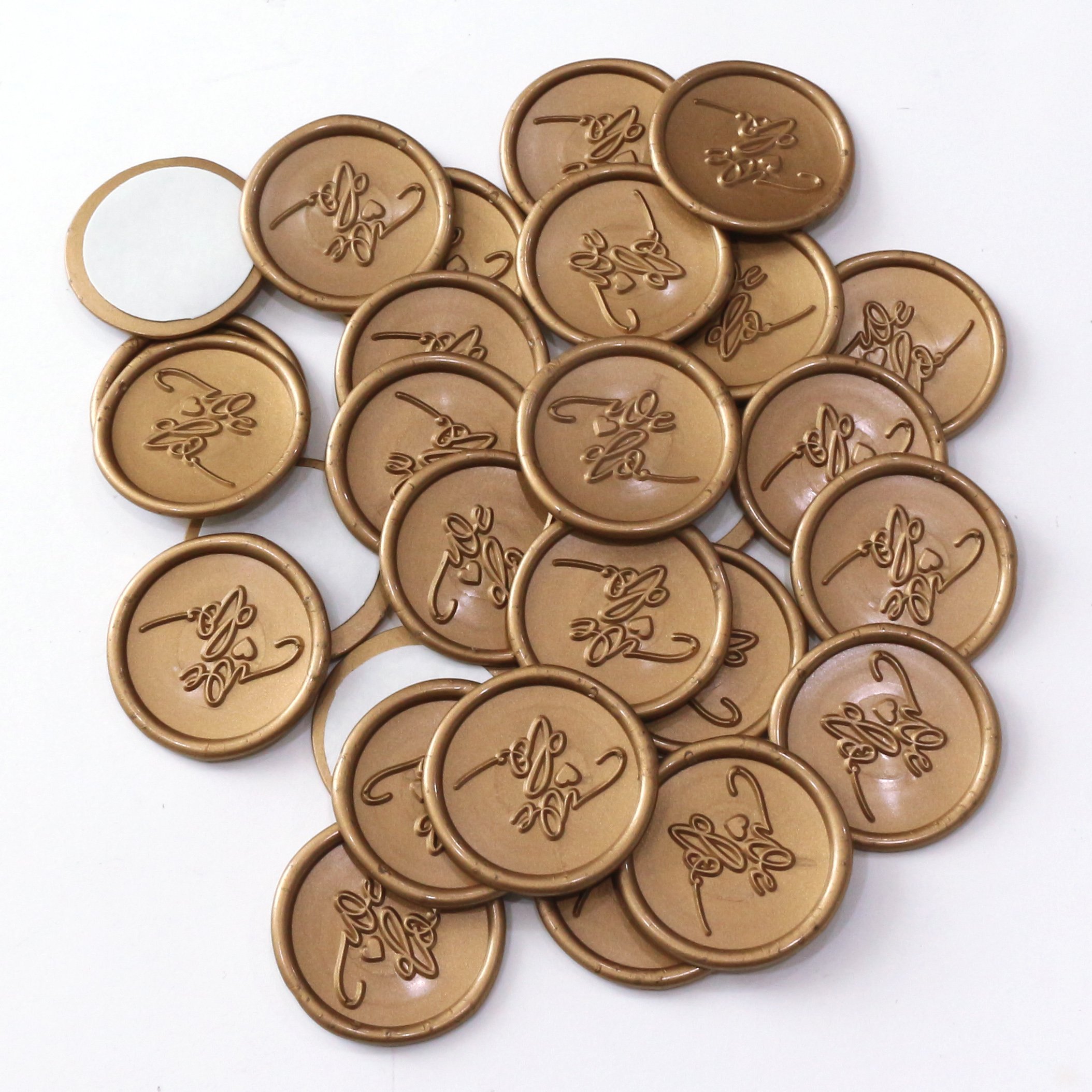Custom Classic Gold Wax Sealing with Logo