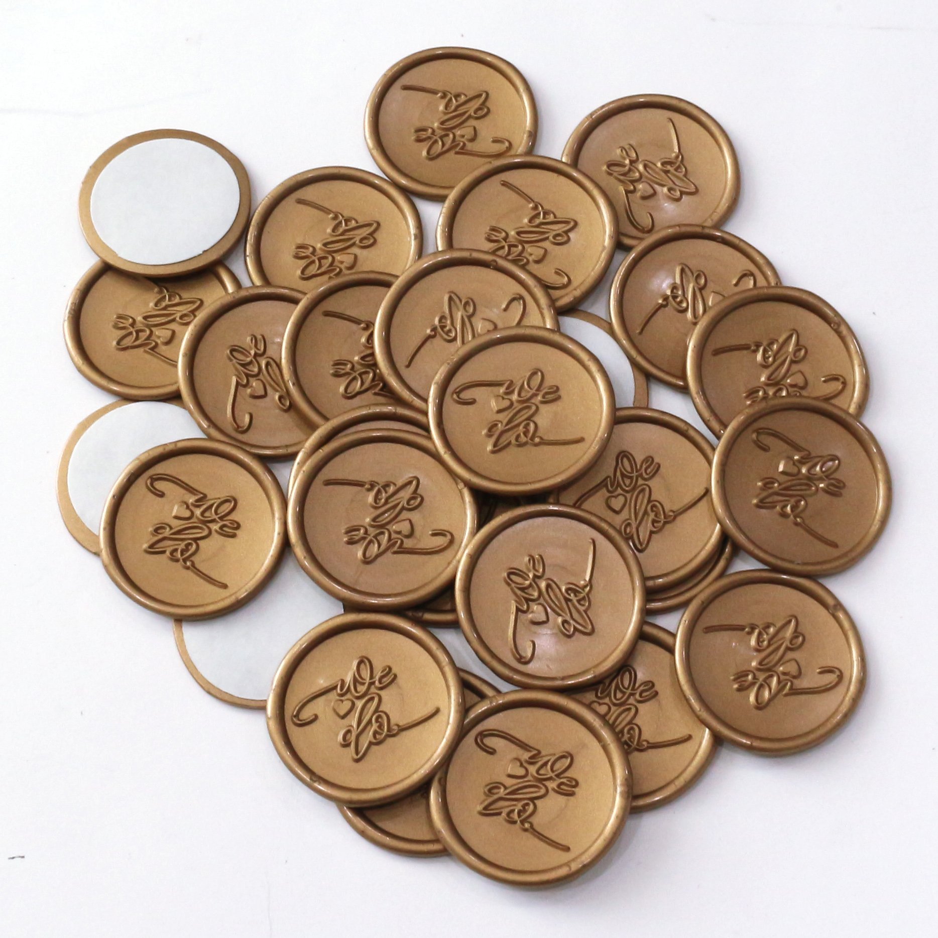 Custom Classic Gold Wax Sealing with Logo