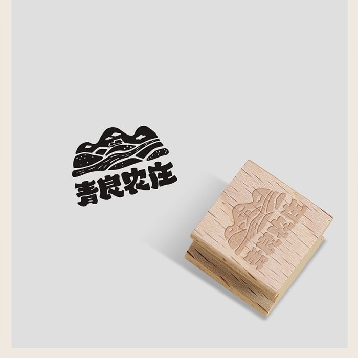 Custom Engraved Embossing Handle Wooden Blanks Block Wood Rubber Stamp Mounts