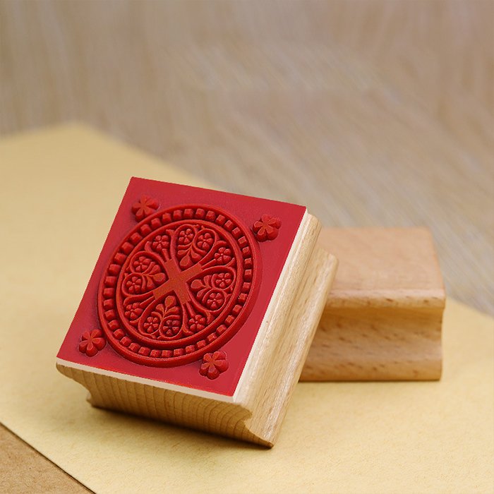 Custom Engraved Embossing Handle Wooden Blanks Block Wood Rubber Stamp Mounts