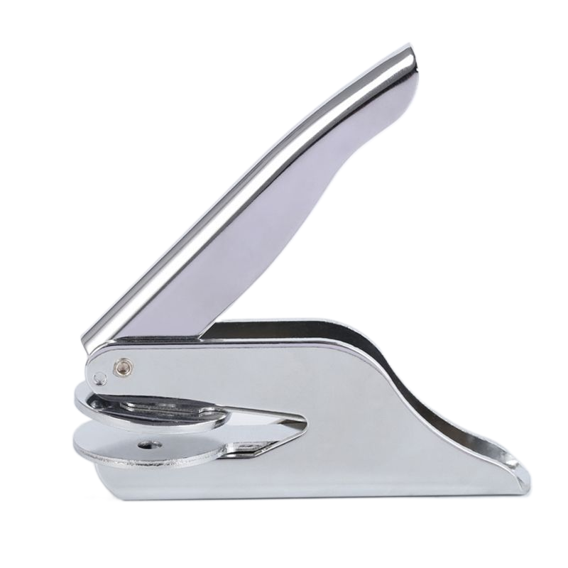 Embosser Dry Seal Pocket Metal Hand Paper Embossing Stamps