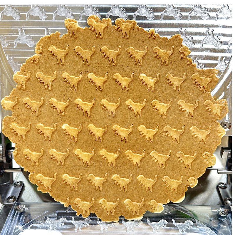 Industrial Custom Personalized Stamp Logo 110V Ice-cream Flower Bowl Waffle Cone Machine for Small Business Ideas