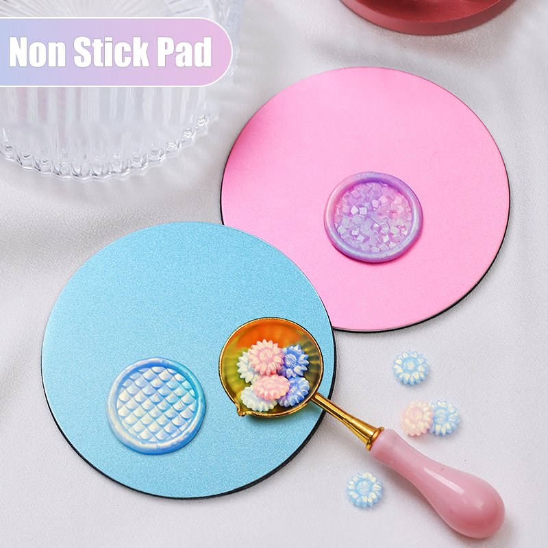Fireproof paint non stick metal pad easy to demold solid brass stamps embossed wax beads metal head manufacturer wholesale