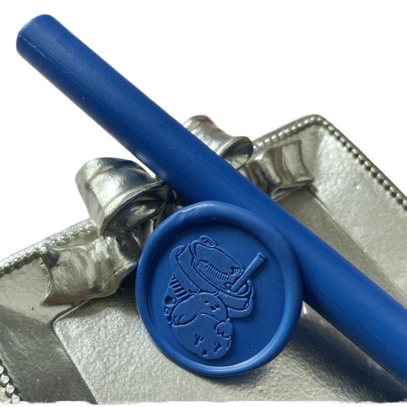 Dark blue 135*11mm sealing wax sticks for glue gun for decoration , production application