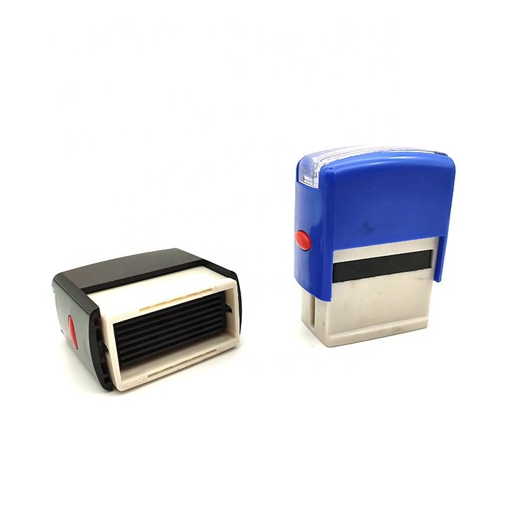 China stationery DIY plastic Stamp set with English Latin Alphabet letter number Symbols custom logo rubber Self Inking
