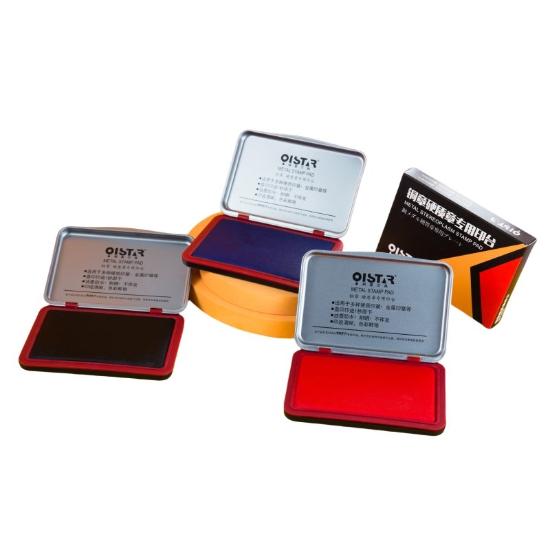 Customized Metal Stamp Pad For Office Or Bank