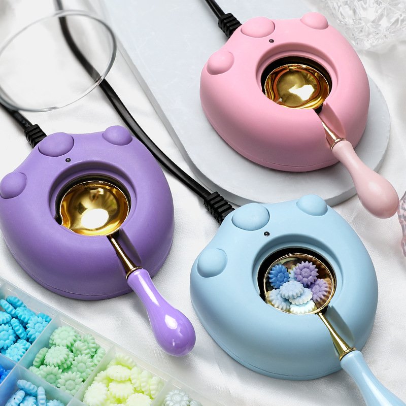 Cute cat scratching electric heating furnace - solid brass stamps, embossed stamps wax beads metal heads manufacturer wholesale