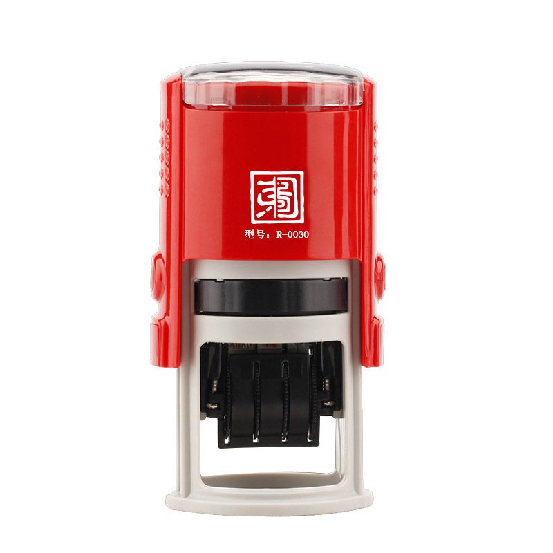 blank self inking rubber Automatic Handle Rubber Date Self-inking Stamps