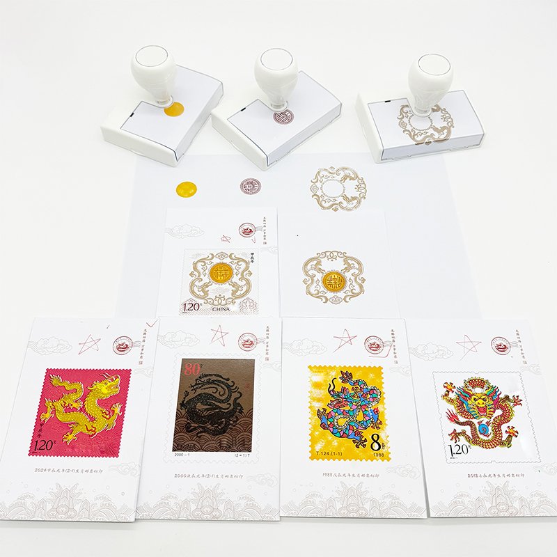 Factory multi-color superimpose flash stamp foam stamp fast flash stamp