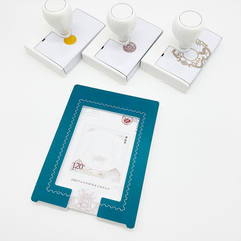 Factory multi-color superimpose flash stamp foam stamp fast flash stamp