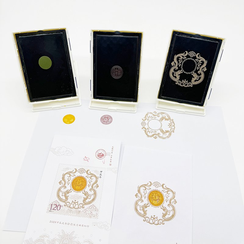 Factory multi-color superimpose flash stamp foam stamp fast flash stamp