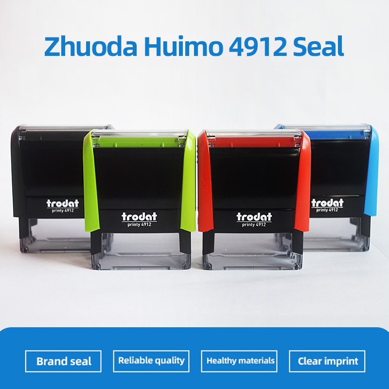 Specially Excellent Trodat4912 Self-Imprinting Office Rubber Stamp Plastic Automatic Self-inking Stamp for DIY Use