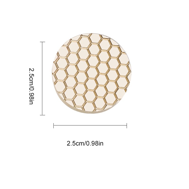 25 Texture Series Dragon Scale Ice Block Puzzle Tree Pattern Fire Paint Seal Head Brass Carving Wholesale