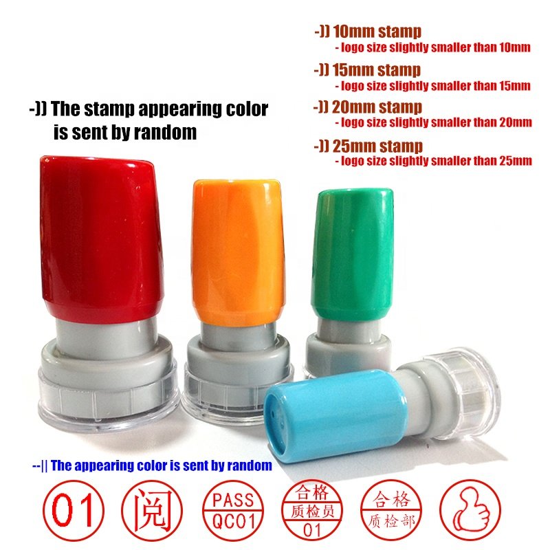 Diy mini custom logo flash ink uv invisible stamp for security marking metal glass plastic paper