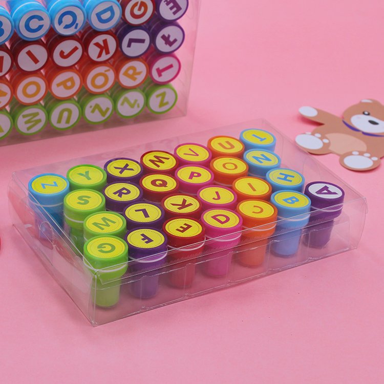 Custom Children alphabet Stamp Toy Set