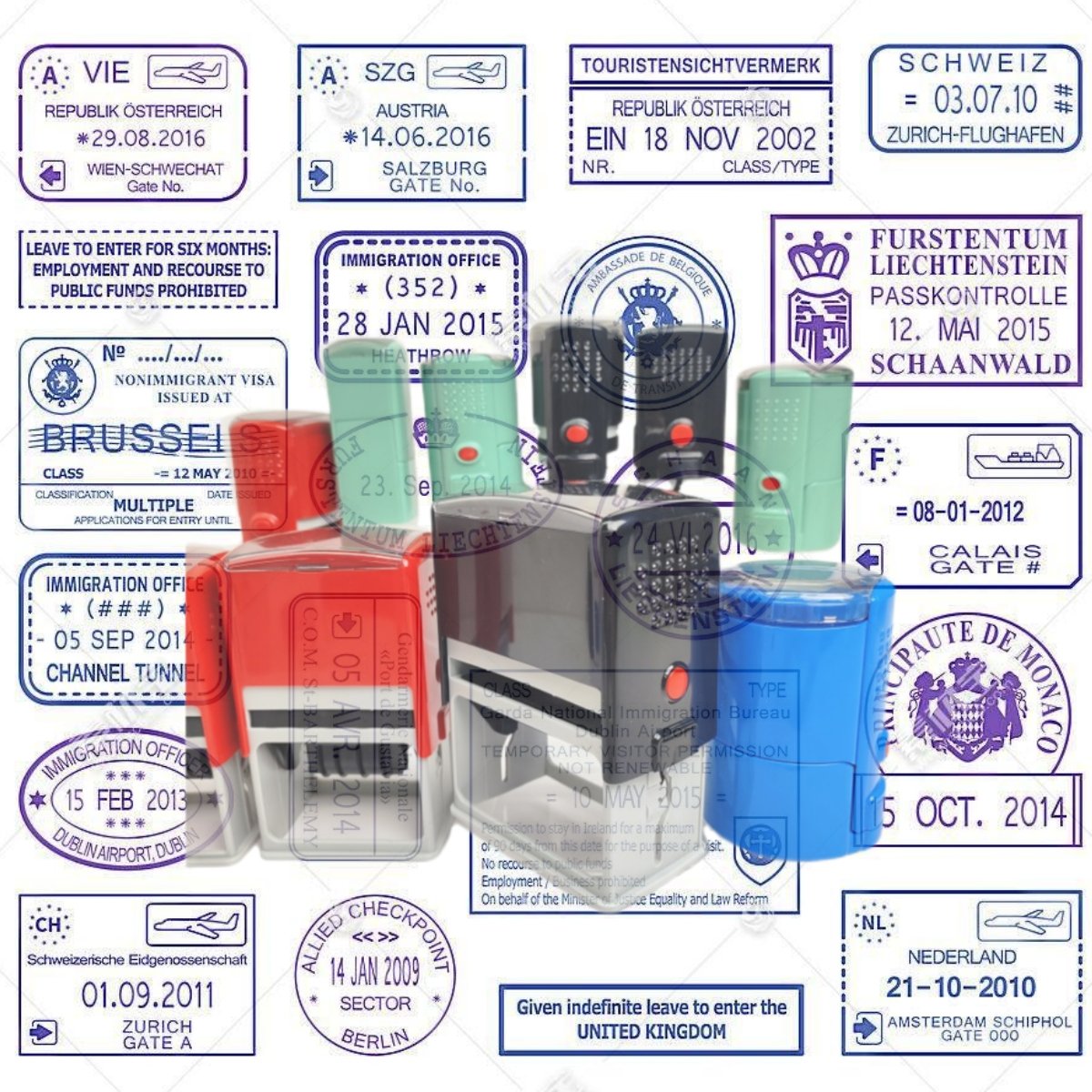 Custom Various Sizes Bottom Cover Rubber Seal Fiscal Personal Logo Stamp Office stamp personalized Self Inking Stamp