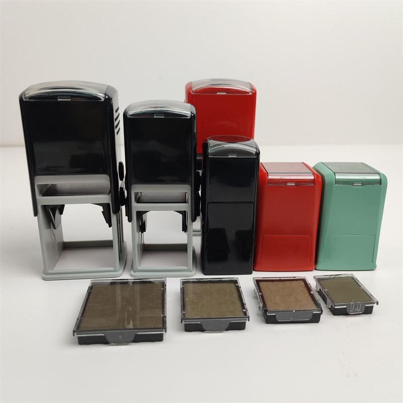 Custom Various Sizes Bottom Cover Rubber Seal Fiscal Personal Logo Stamp Office stamp personalized Self Inking Stamp