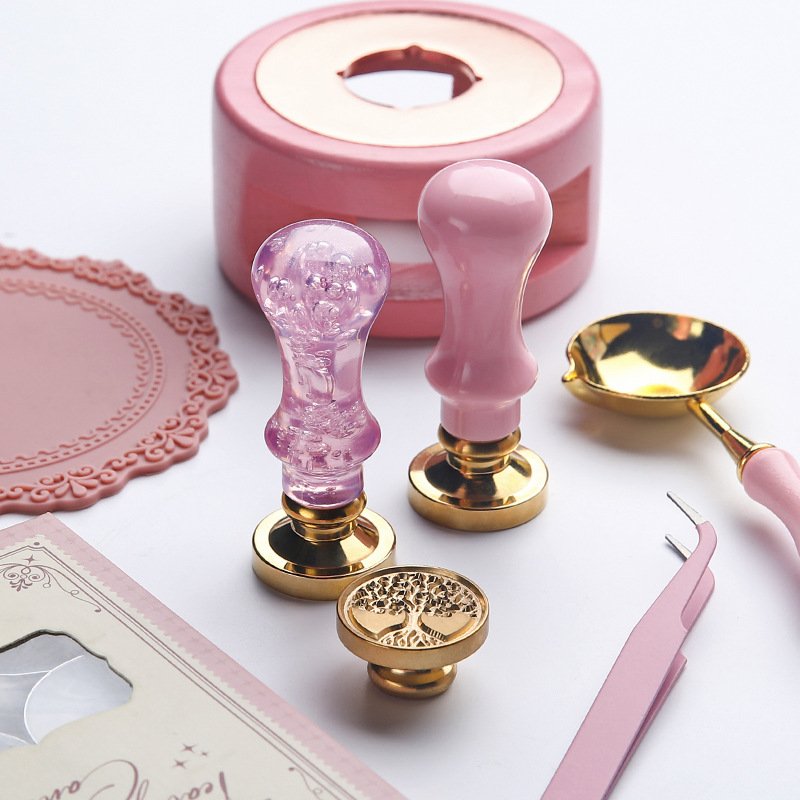 Sealed wax stamps, exquisite gift box tools, complete set, DIY wedding envelope, postcard sealing, manufacturer wholesale
