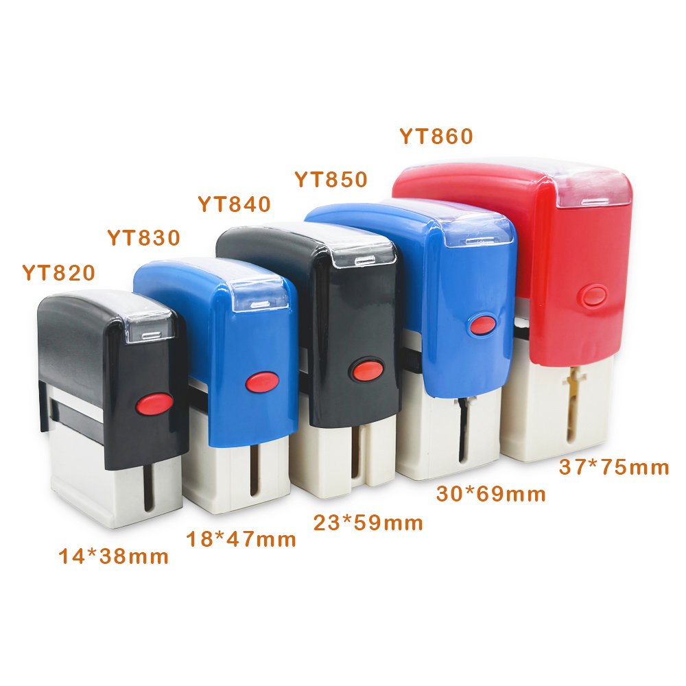 High Quality Custom Self Ink Stamp Office Personal Logo ready to ship wholesales self ink Stamp for Office