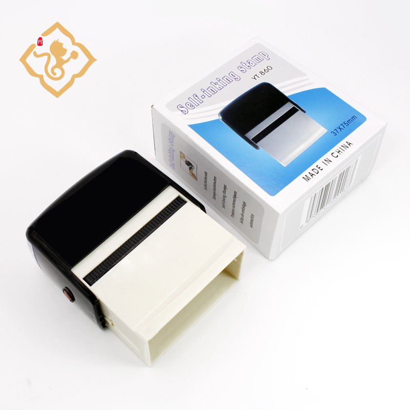 High Quality Custom Self Ink Stamp Office Personal Logo ready to ship wholesales self ink Stamp for Office