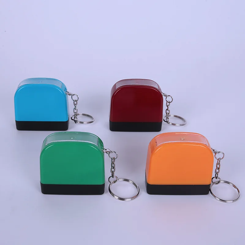 Custom Name Logo QA QC Toy School Office Blank Stamp Flash Photosensitive Flash Stamp With Handle Holder