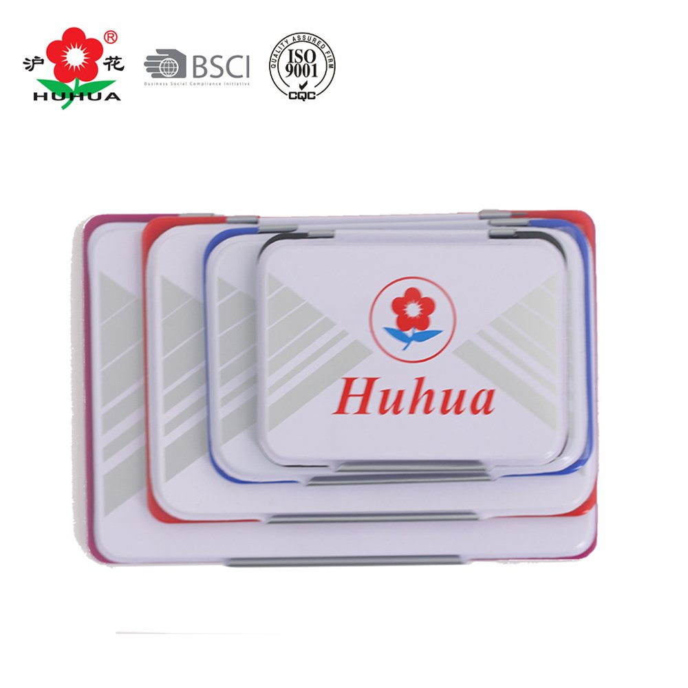 NO.182 HUHUA Office Metal Case Stamp Pad Refill Ink Stamp Pad