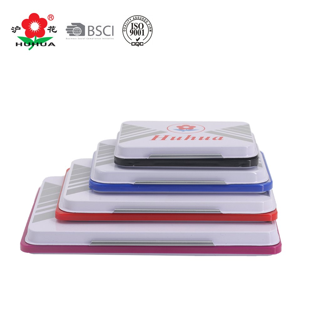 NO.182 HUHUA Office Metal Case Stamp Pad Refill Ink Stamp Pad