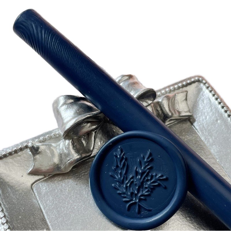 Deep blue 135*11mm sealing wax sticks for glue gun for decoration , production application