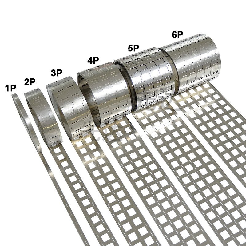 OEM Custom Sheet Metal Stamped 18650 Battery Strip Pure Nickel Tabs for Lithium Battery Pack Nickel Tabs