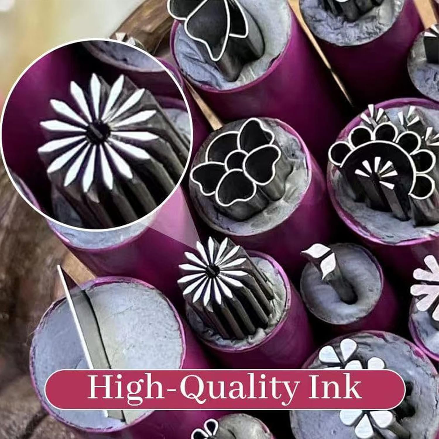 6PCS Nail Art Stamper Pen Set Nail Graffiti Nail Art Dotting Tools With Simple Design DIY Art Tools For Girls And Women