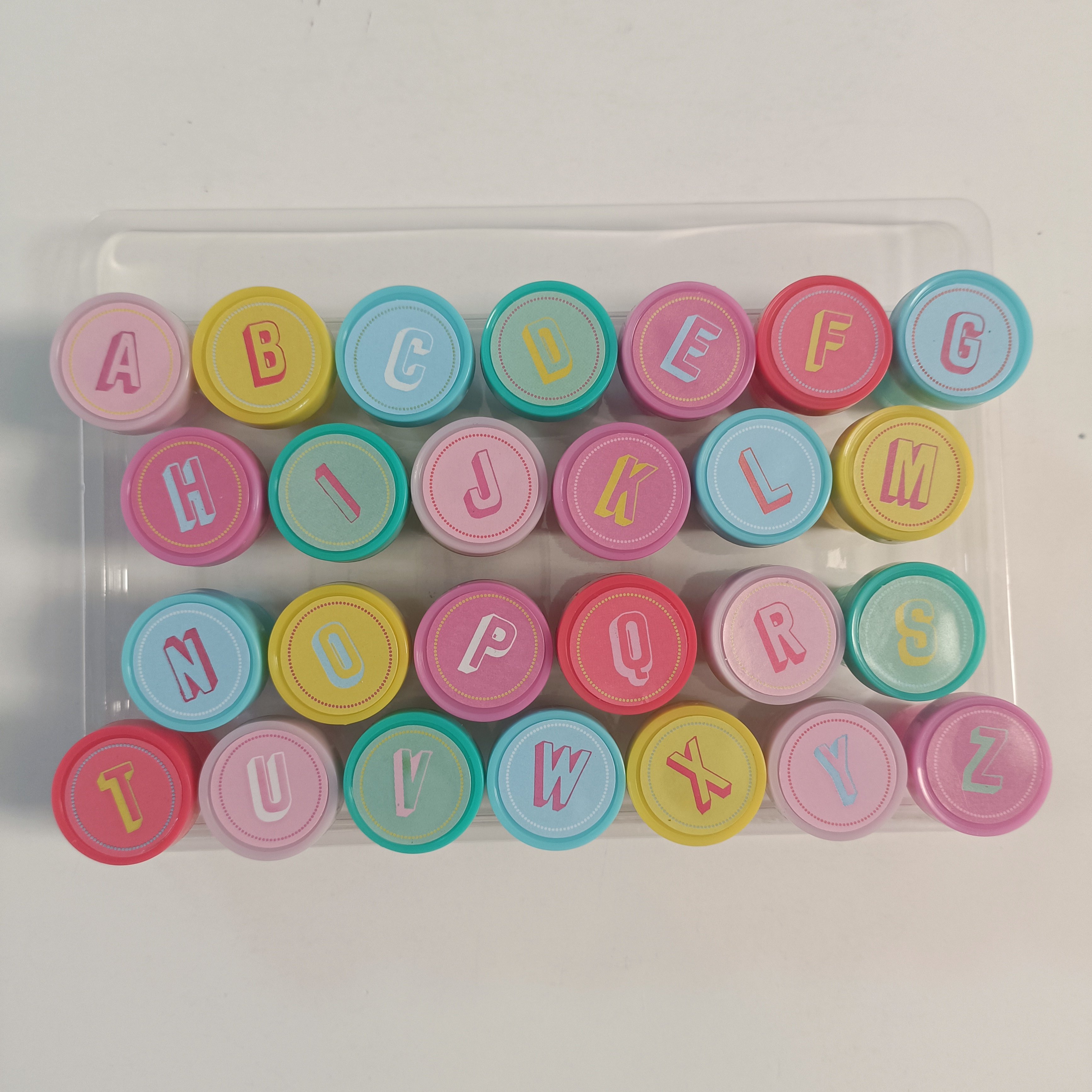 Factory customization alphabet toys Alphabet letters toy Number Stamp Set kids educational Stamp toys