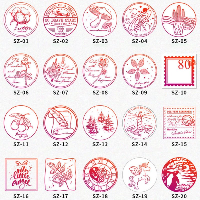 Customize various pattern stamps, solid brass, finely carved patterns, embossed stamps, wholesale