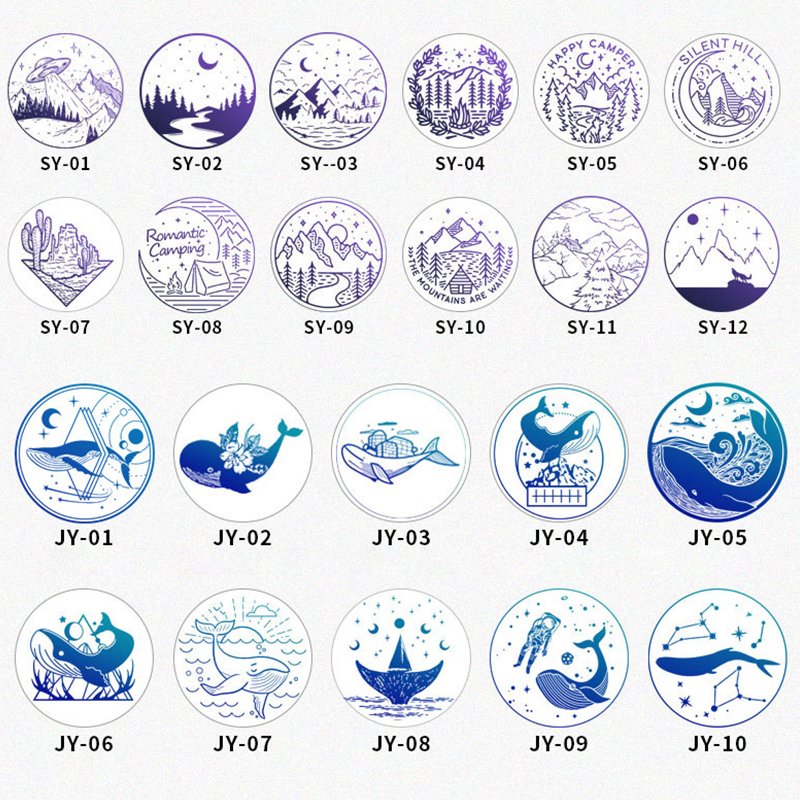 Customize various pattern stamps, solid brass, finely carved patterns, embossed stamps, wholesale