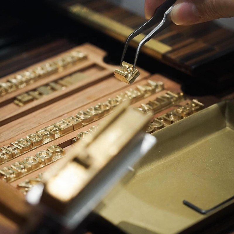 Leather Stamp 26 Alphabet Leather Processing Wood Branding Paper Printing Brass Metal Letters Stamp Brass Stamp Letters Set Tool