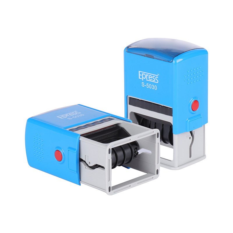 Mark Ink Date Stamps 50 * 30 mm Rectangle Personal Logo Seal Self Inking Rubber Stamp Automatic Mark Office Date Stamps