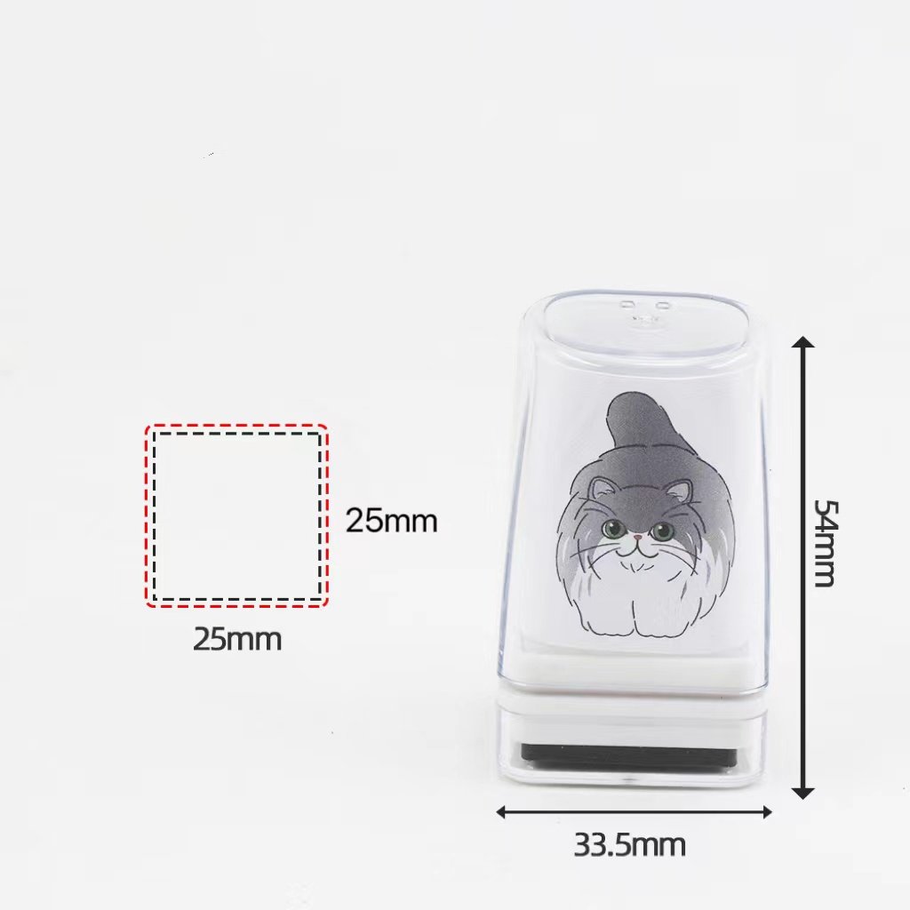 DIY/CUSTOM/OEM school stamps zh22 zh32 round flash stamp holder Plastic Handle Seal square seal office stamps