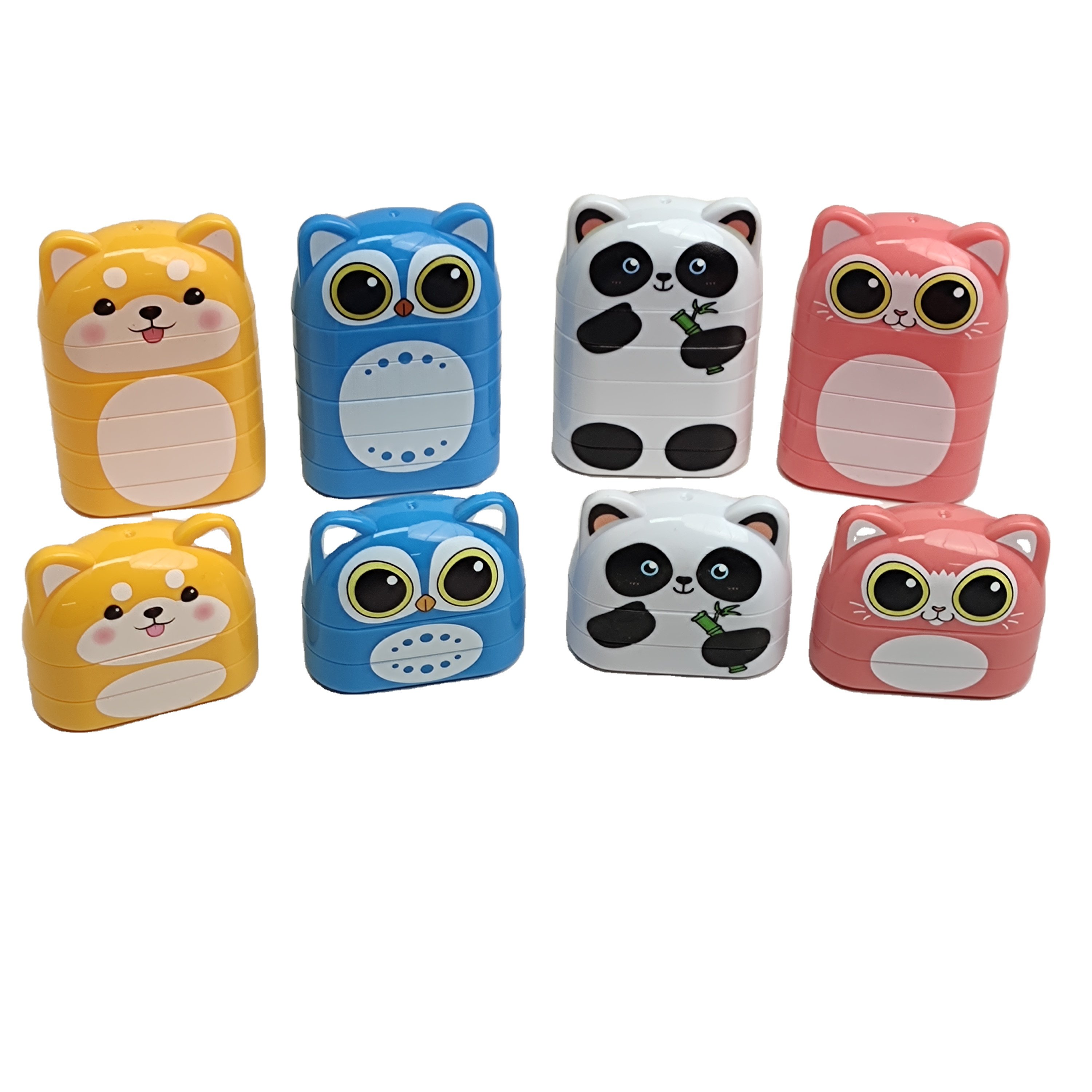 New Photosensitive Children's Animal Kids Tamps Cartoon Cute Name Clothes Signature Toy Name Stamp For Clothing Kids