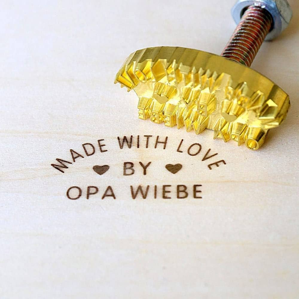 handmade craft GIFT coconut food leather brass stamp brand carving OEM Customized DIY Personalize event kitchen Tools and STAMP
