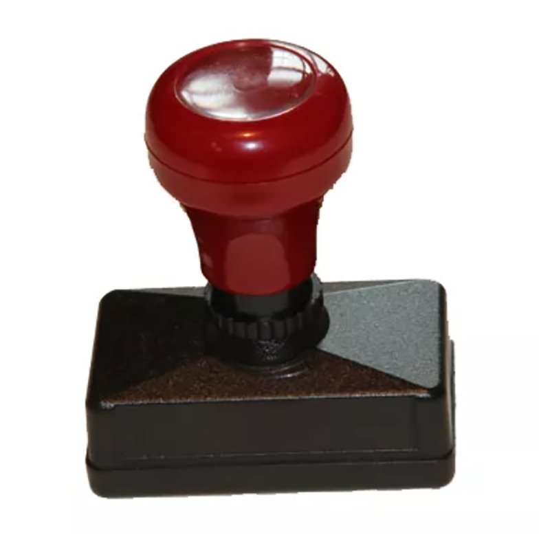 Factory wholesale flash pre inked rubber stamp Rectangle CB handle for flash stamp