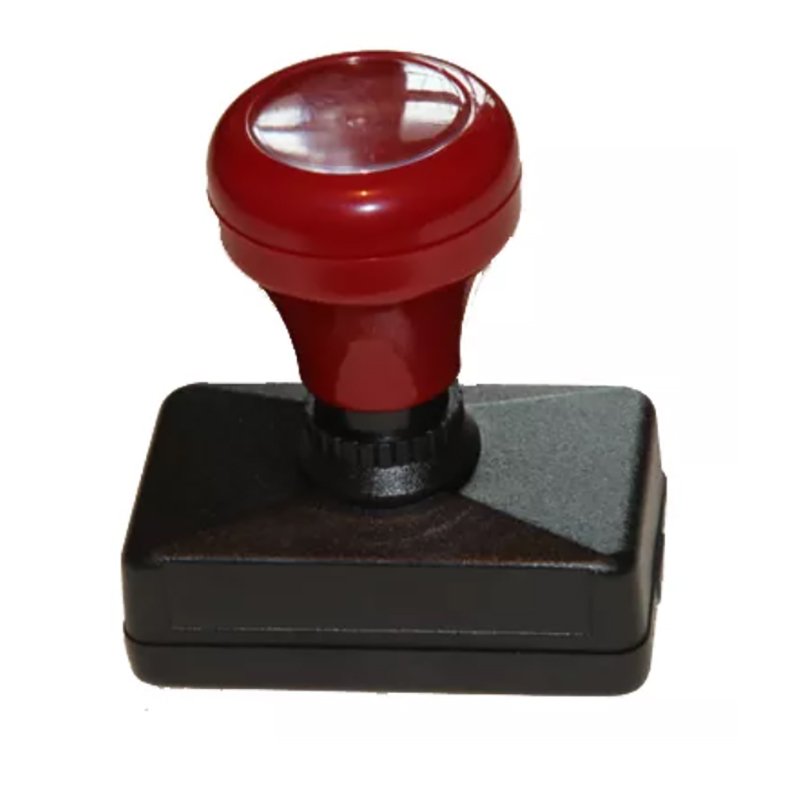 Factory wholesale flash pre inked rubber stamp Rectangle CB handle for flash stamp