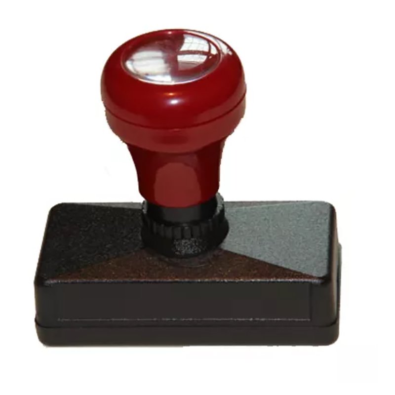 Factory wholesale flash pre inked rubber stamp Rectangle CB handle for flash stamp