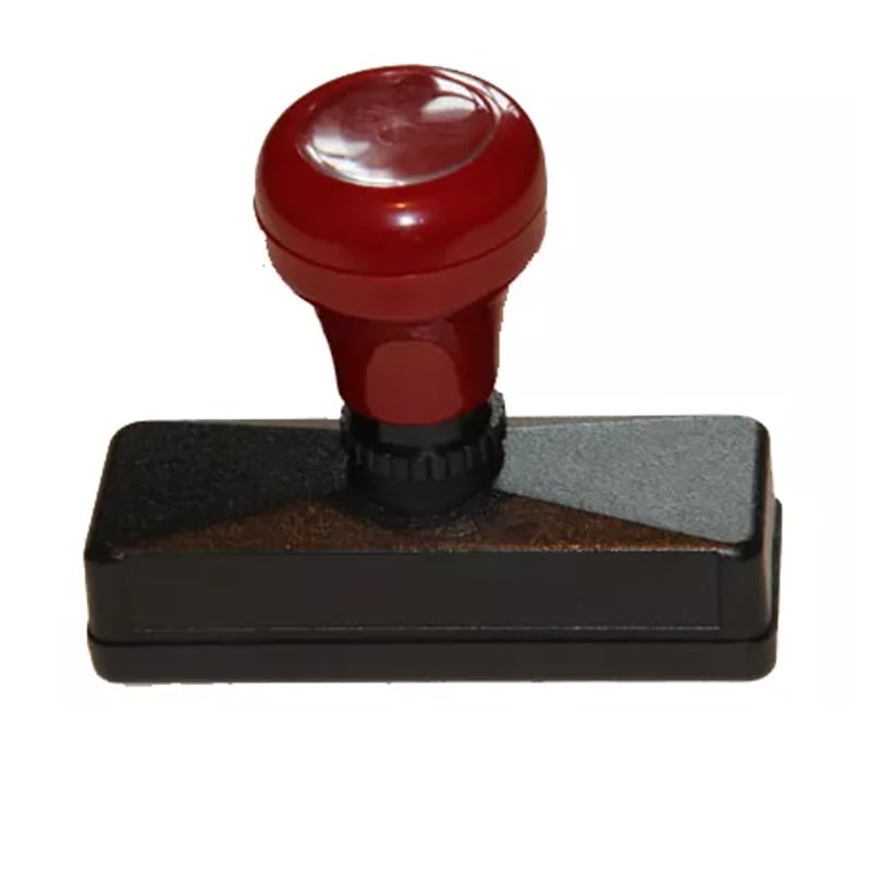 Factory wholesale flash pre inked rubber stamp Rectangle CB handle for flash stamp