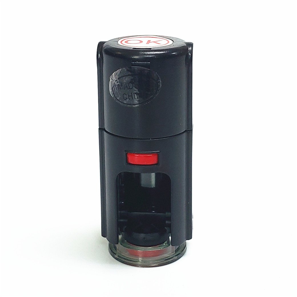 Cute Mini Small Size Round Self-Inking Stamps For Gifts And Kids ,High Quality Kids Stamps